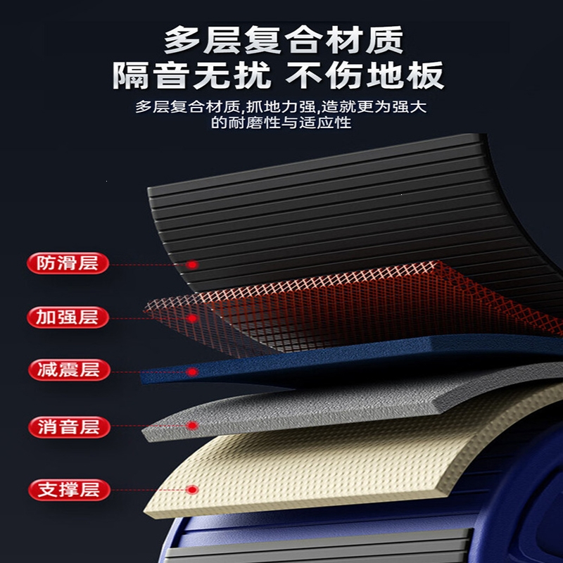 李宁(LI-NING)自动回弹健腹轮男士家用收腹卷腹练腹肌轮女健身锻炼器材