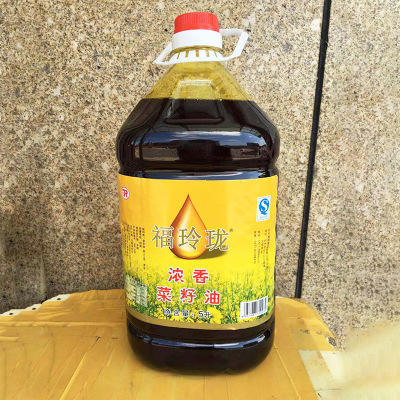 瑞欣福玲珑浓香菜籽油5升/4瓶/箱