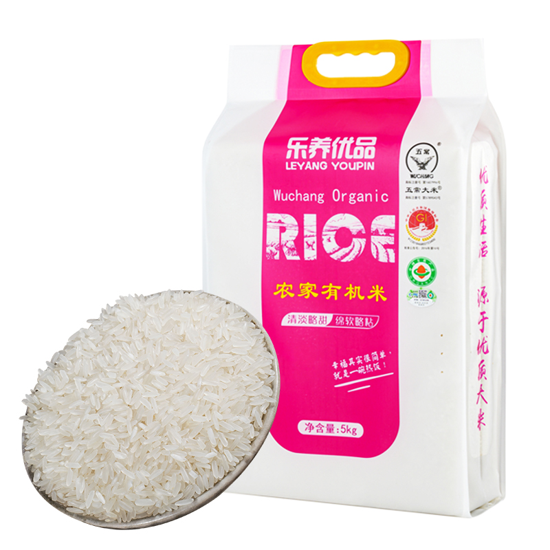 乐养优品 有机认证农家有机米 5KG高清大图