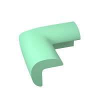 小熊电器儿童安全防撞角条 宝宝防碰防护角 玻璃桌子茶几包边保护套MA-F0003(波比绿)