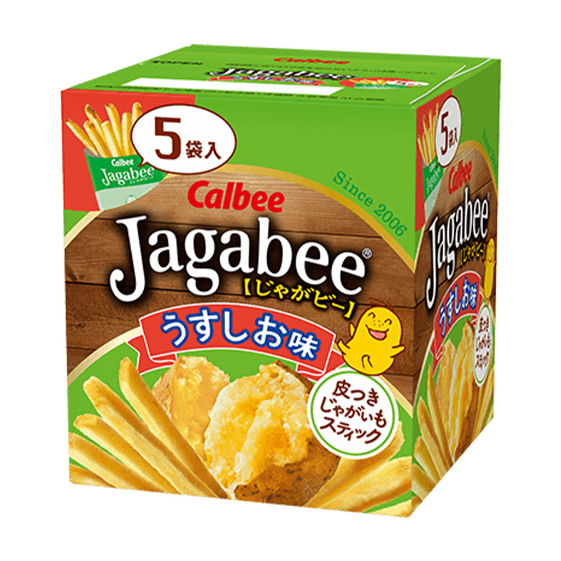 [临期特卖]日本进口Calbee/卡乐比经典原切薯 条淡盐原味75g(2024.08.01到期)高清大图