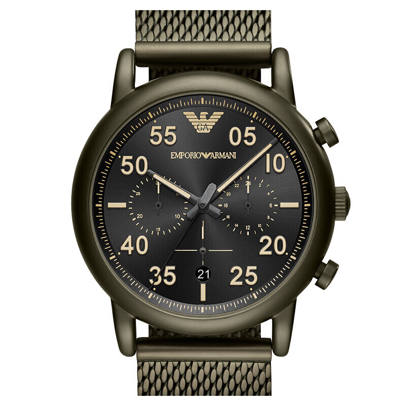 阿玛尼armani男士新款手表欧美品牌时尚休闲石英表男ar11115