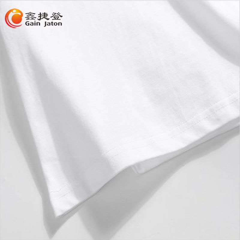 鑫捷登 情侣款230克纯棉印花系列短袖T恤LWKS-T2330图片