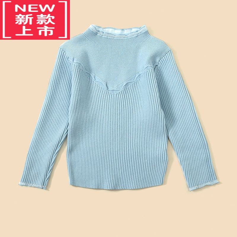 可莉允女童秋冬装套头毛衣2022新款女大童女孩秋韩版针织衫儿童加厚冬装图片