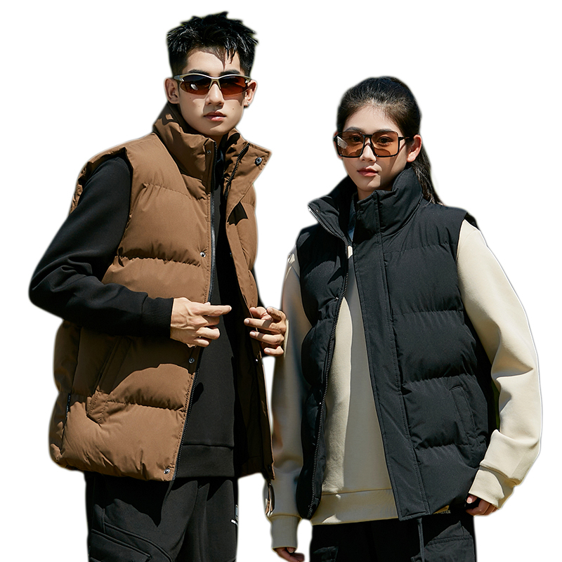 伊夫狼爪(yifulangzhua)2023秋冬季情侣马甲男士帅气潮流坎肩保暖背心