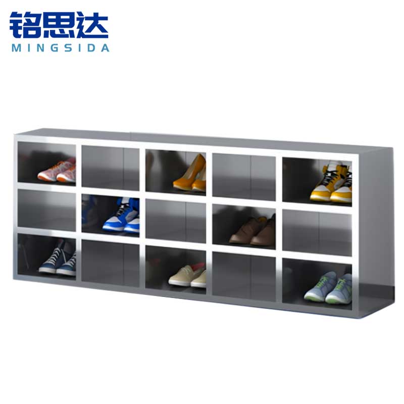 铭思达不锈钢鞋柜单面15格个高清大图