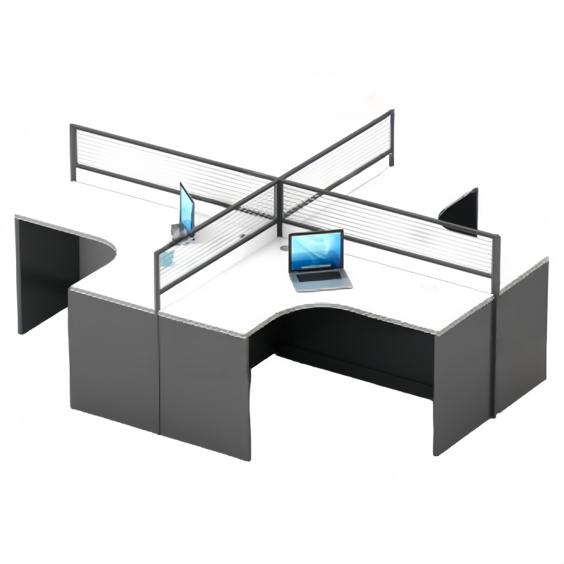 职员办公屏风桌高清大图