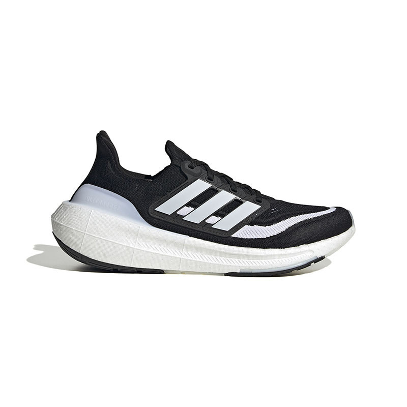 adidasultraboost23light防滑耐磨轻便低帮跑步鞋男女同款黑白hq6340