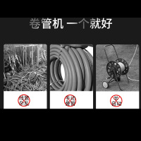 古达气鼓自动伸缩卷管器气修PU夹纱管气动工具12*8MMx5气管收缩式风管 气鼓双层夹纱管10x6.512米