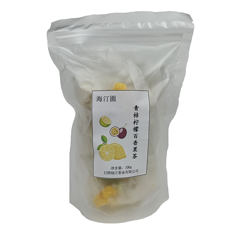 海汀园 青桔柠檬百香果茶 100g 袋