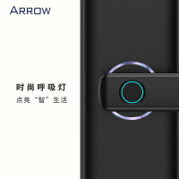 箭牌（ARROW）指纹锁智能门锁通用型一握开把手指纹家用防盗门锁 密码锁电子锁磁卡锁OG916