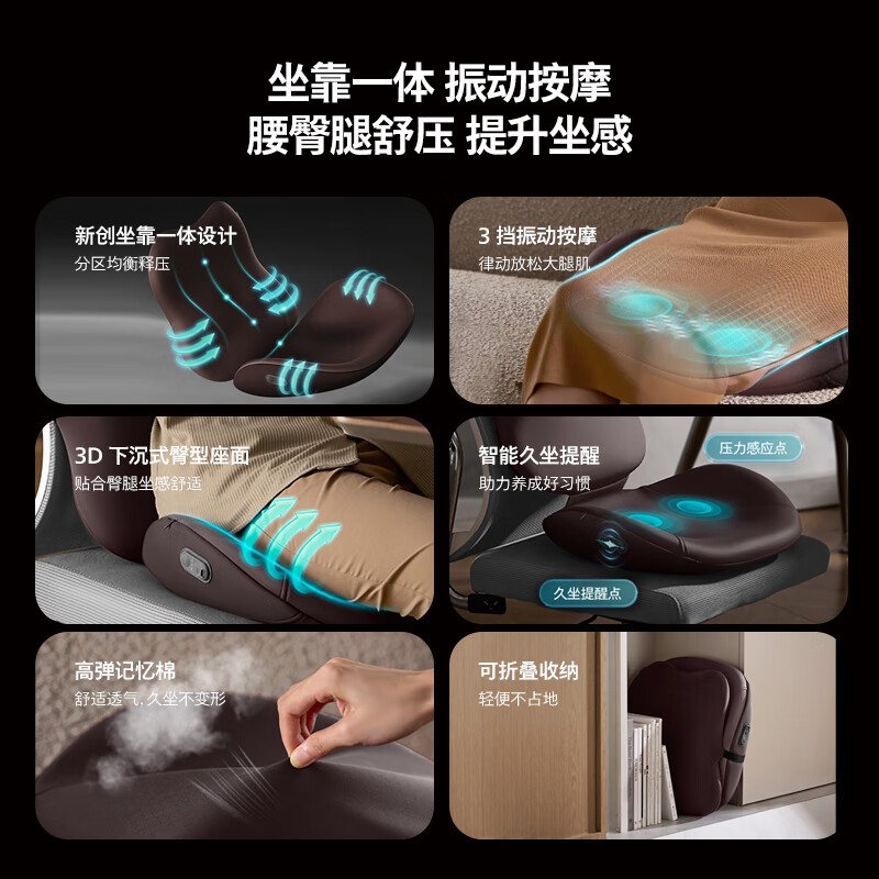 飞利浦智能颈椎按摩器3D深层揉捏长效缓解肩颈疲劳便携设计高清大图