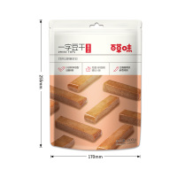 百草味 一字豆干 200g 麻辣味 零食手撕豆制品素食小吃散装满满