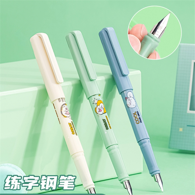 得力deli钢笔学生用四年级小学生练字钢笔初学者用男女孩三到六年级