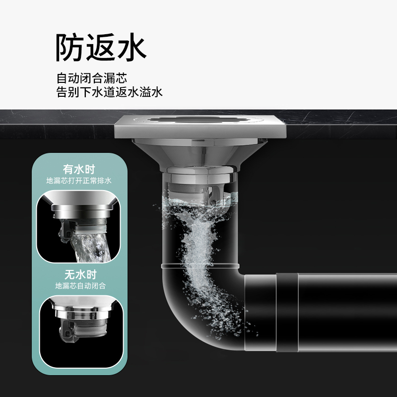 箭牌(ARROW)卫浴官方铜洗衣机专用大流量防头发防臭下水管神器卫生间厕所防堵防溢水地漏AE5156/5157/5158