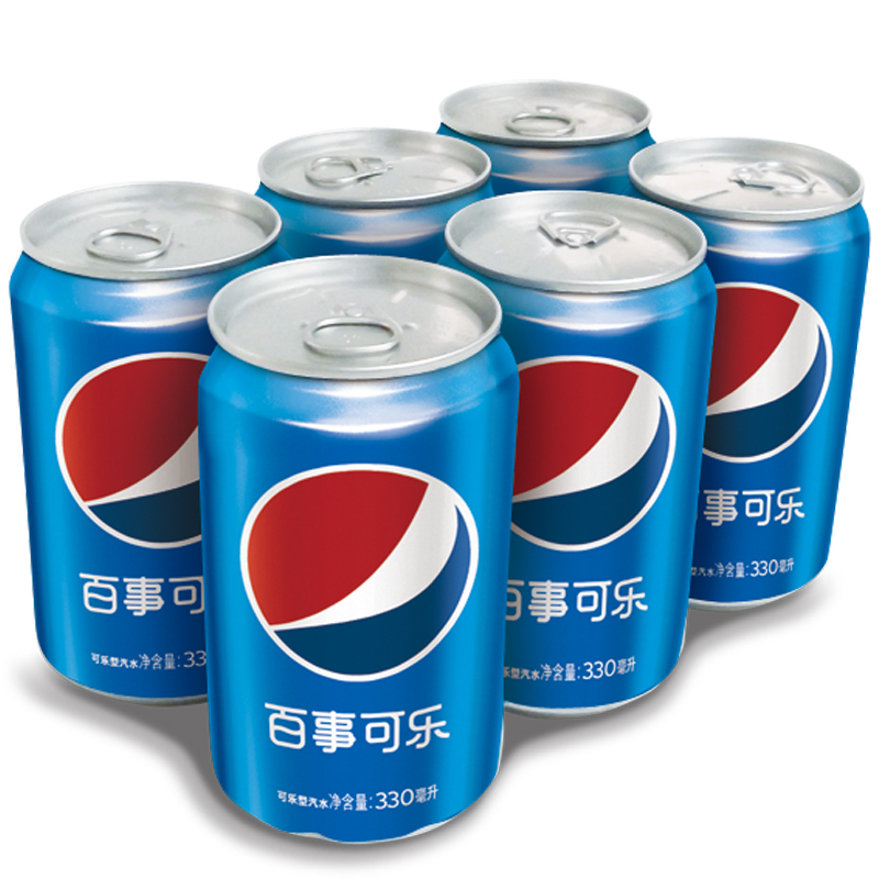 百事可乐可乐型汽水330mL*6