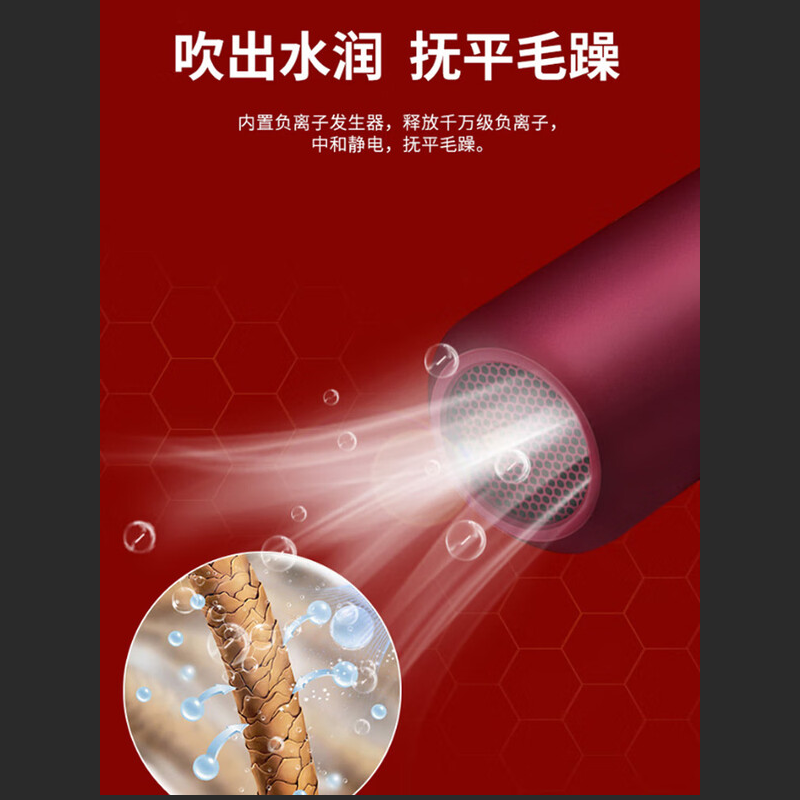 超人SID 3档1W造型风嘴电吹高清大图