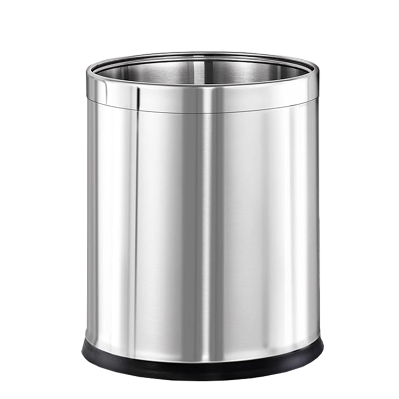 圣承启 不锈钢垃圾桶 15升个高清大图