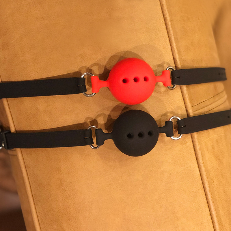 硅胶口水球-黑色-大号