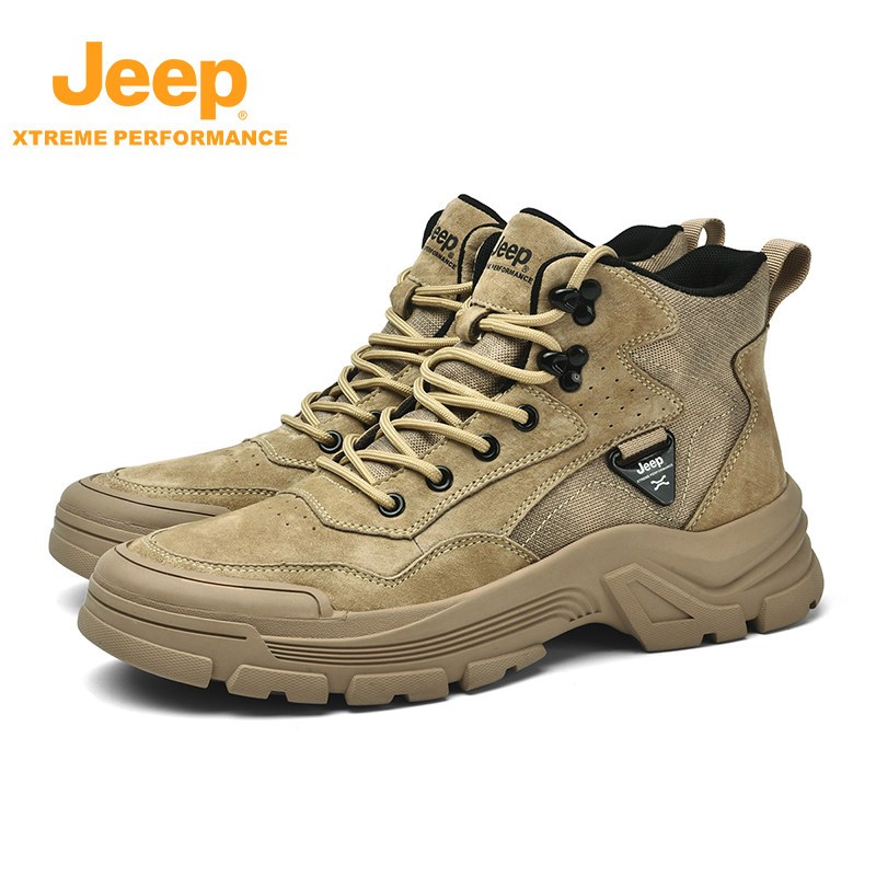 Jeep户外休闲徒步鞋P341091106 沙色 39码