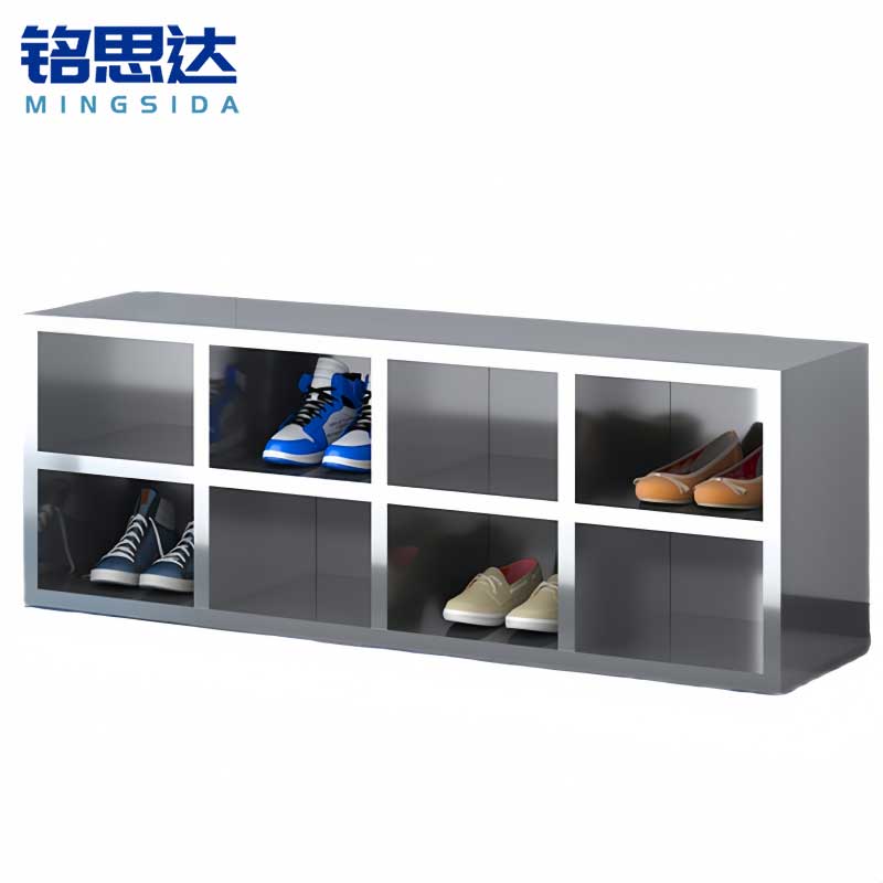 铭思达不锈钢鞋柜单面8格个高清大图