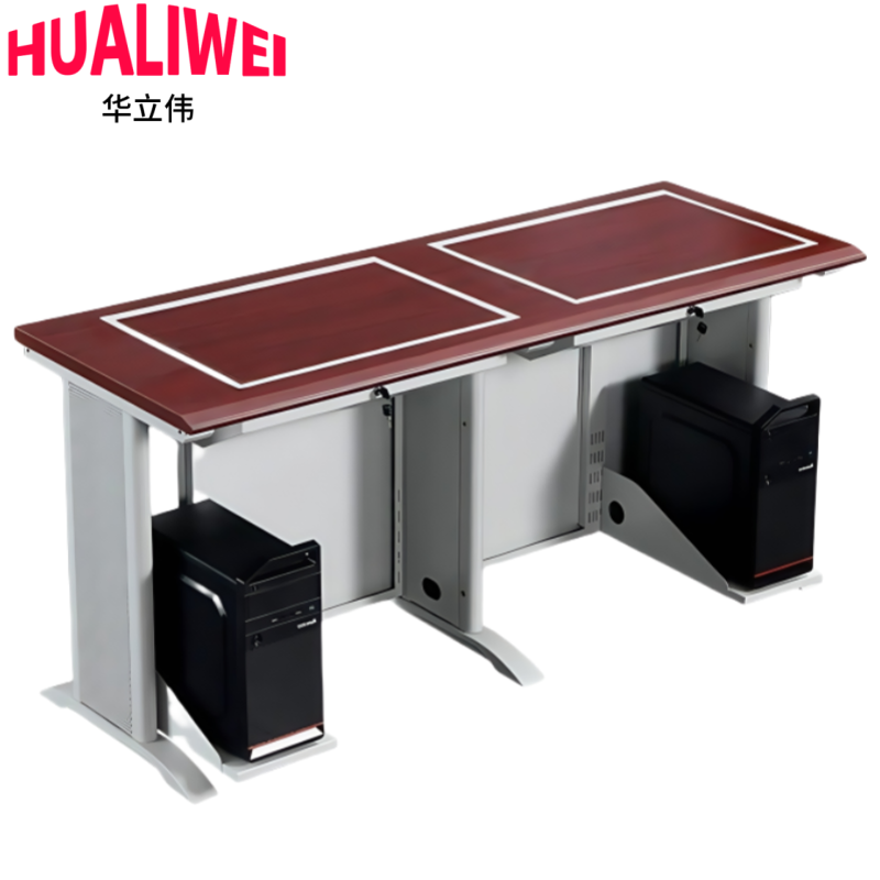 华立伟翻转电脑桌1.6米张高清大图