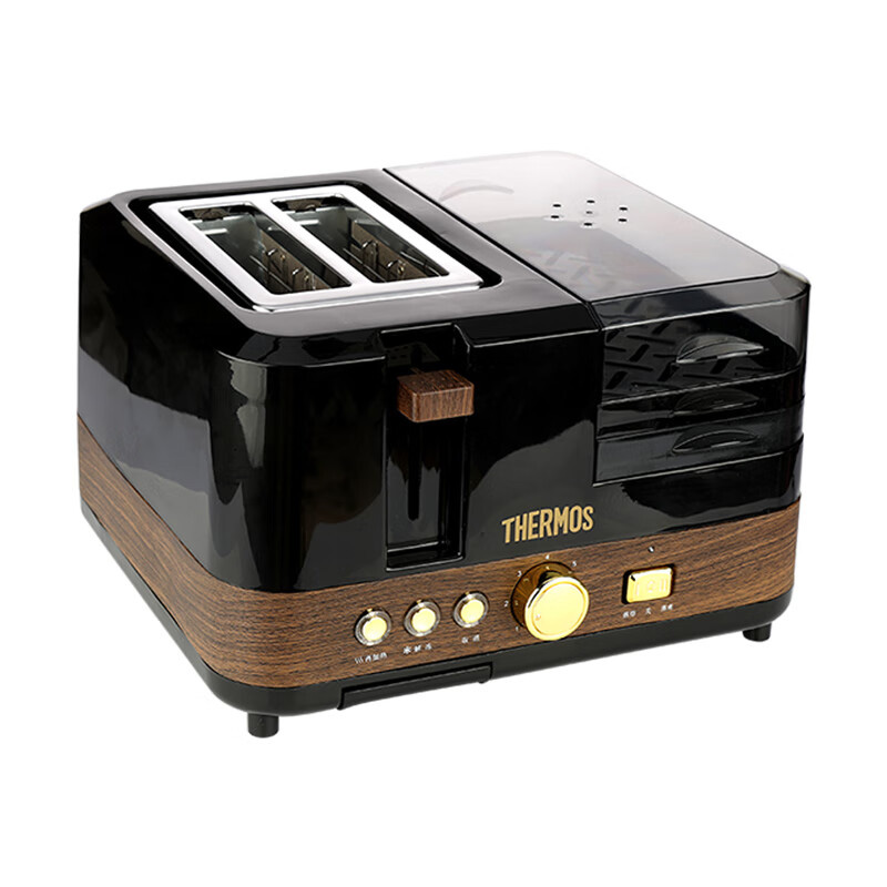 膳魔師早餐机旋钮式上盘可拆洗多功能早餐吧EHA-5311A-B