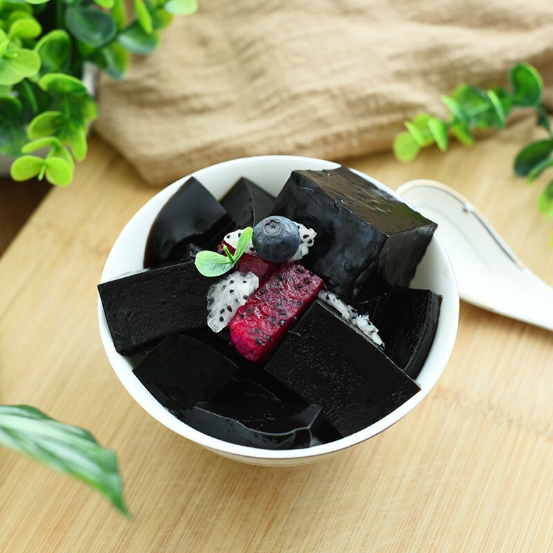 宇峰模具款黑凉粉300g送6连模具量杯白凉粉原料黑凉粉凉粉草做果冻用