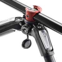 曼富图(MANFROTTO) MK190XPRO3-BHQ2 铝合金板扣式 相机三脚架云台套装 黑色