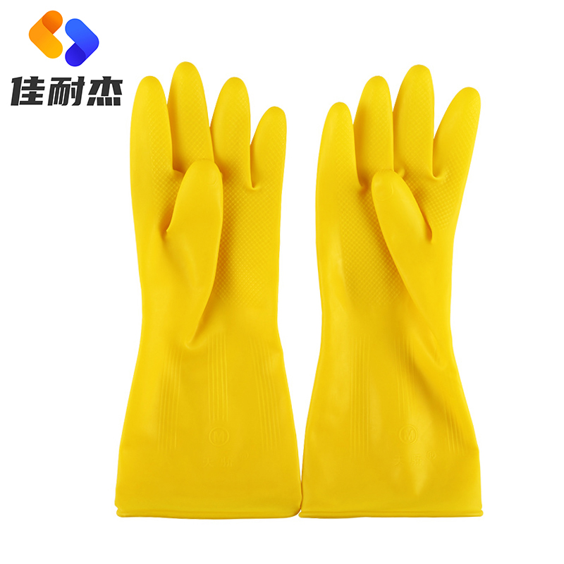 佳耐杰 乳胶手套 长度32cm重量85g/副高清大图