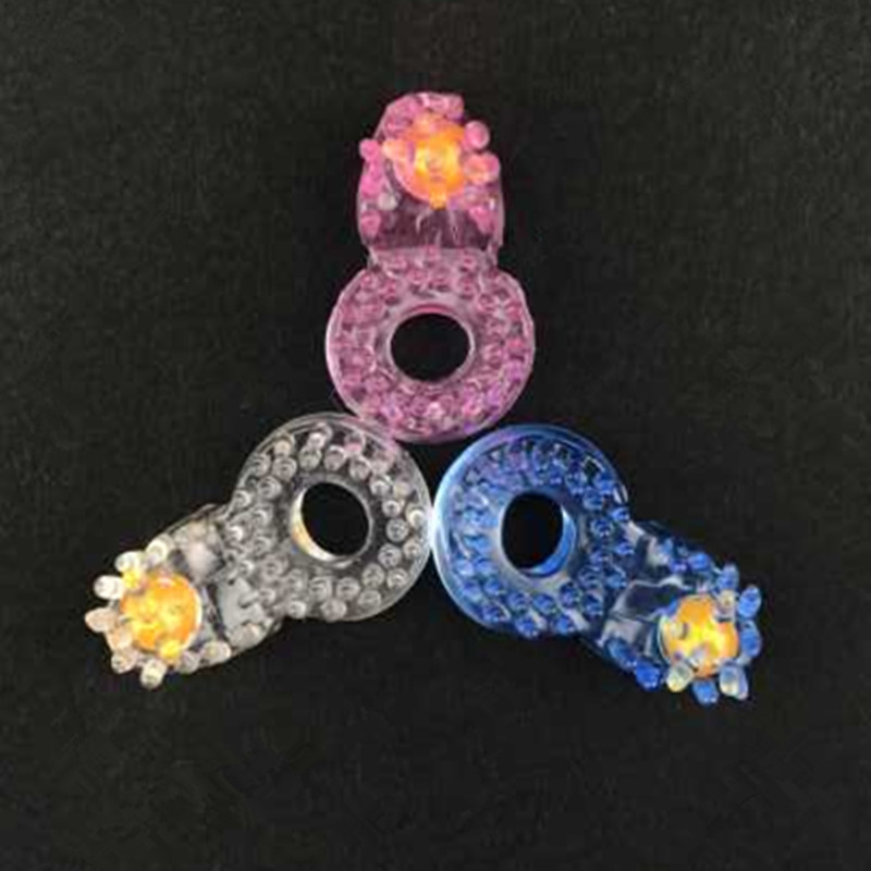 欧因毛毛虫水晶套锁精环固精茎环刺套狼牙套环手指套成人用品 成人