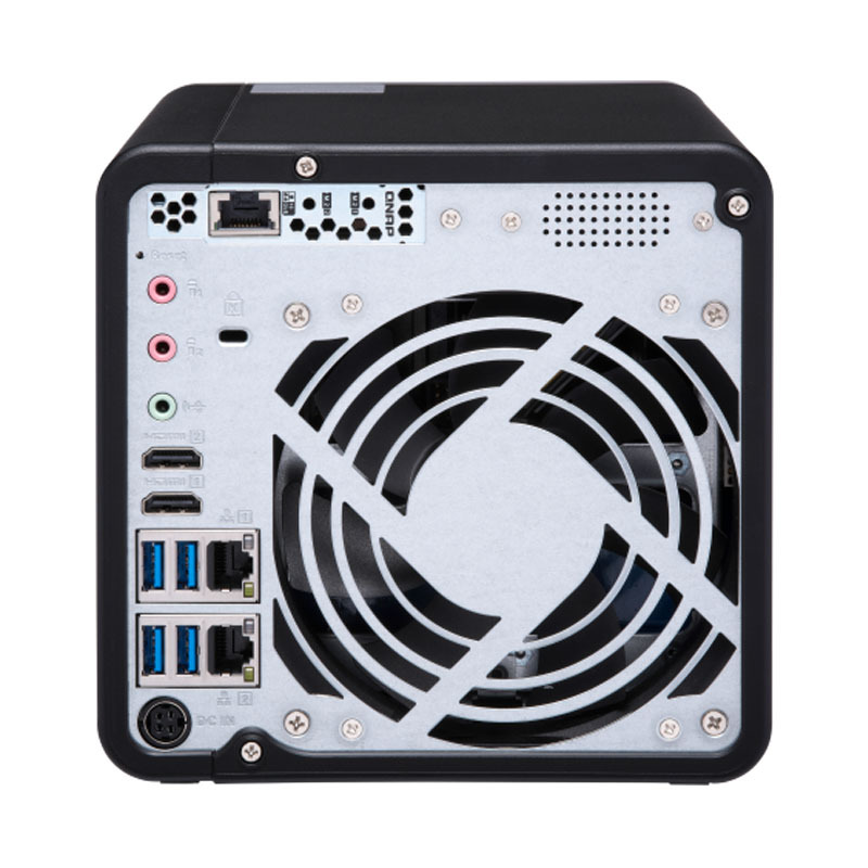 威联通(QNAP)TS-453BT3 四盘位雷电3 网络存储服务器 Thunderbolt 3 + 10GbE NAS