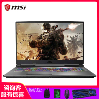 微星(msi)GP75 17.3英寸轻薄本游戏本笔记本电脑 酷睿9代i7-9750H 16G 512GB固态 GTX1660Ti 144Hz屏幕 官方标配