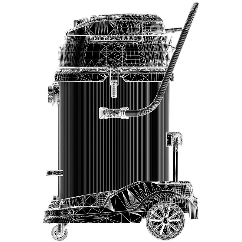 杰诺吸尘器601-100L大功率3500W干湿两用大吸力大型商用工业桶式吸尘器酒店宾馆洗车场工厂车间