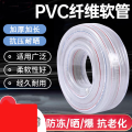 水管软管防冻透明蛇皮管家用塑料自来水管抗压管 PVC加厚蛇皮管6分100米【整卷】+喷枪+卡箍