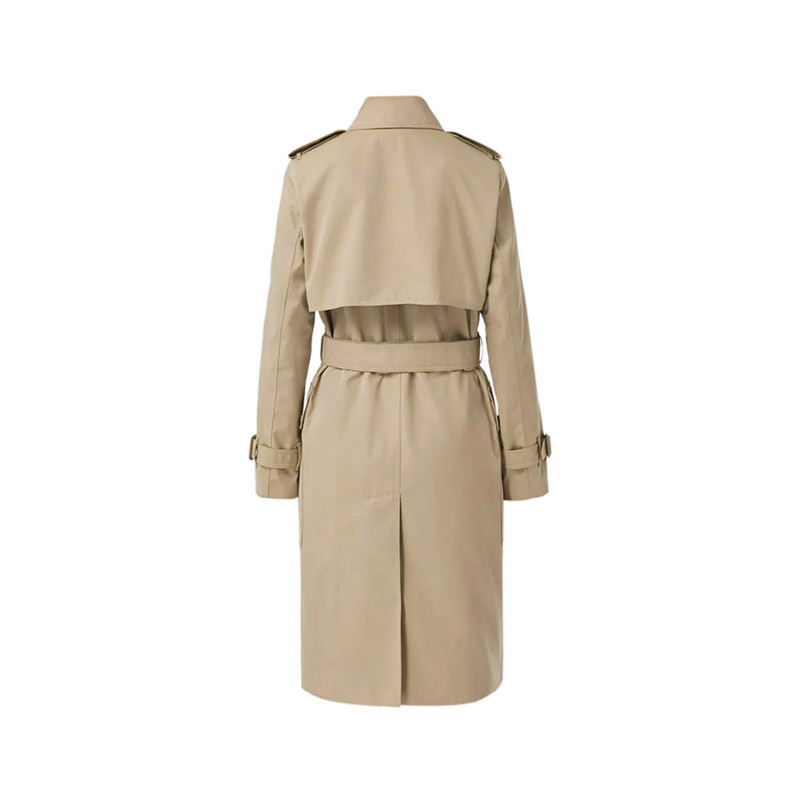 博柏利巴宝莉burberry女款棉质嘎巴甸trench风衣外套80432071