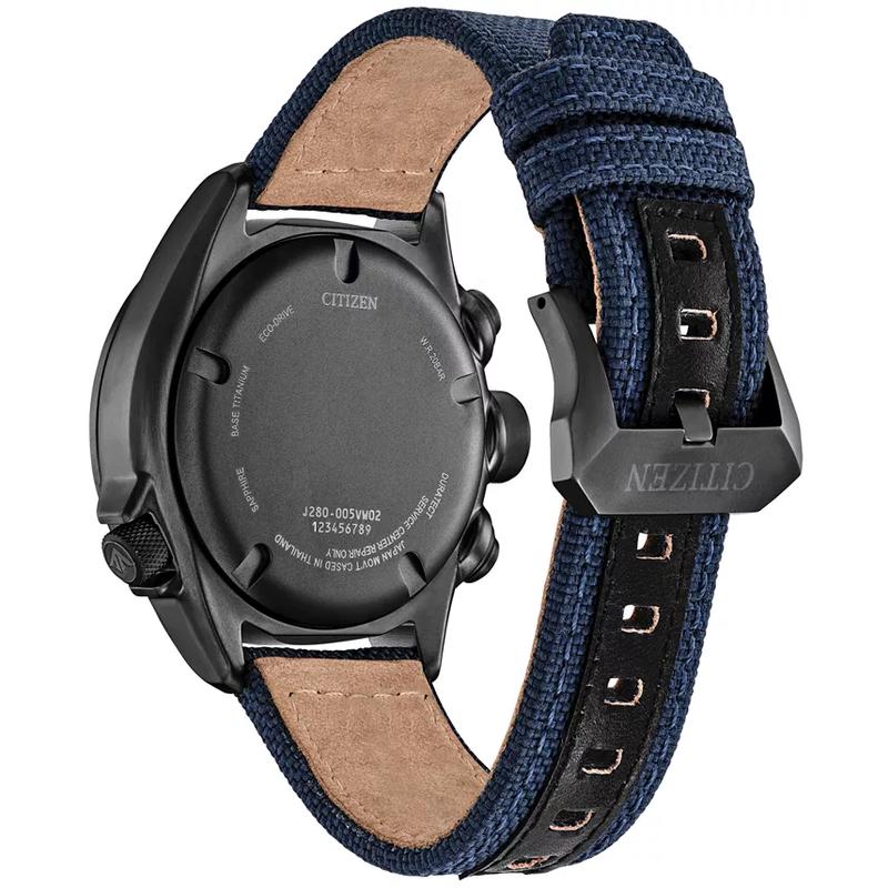 西铁城(CITIZEN)光动能多功能石英表47mm防水防震耐磨商务休闲男表高清大图