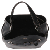 【直营】Furla 芙拉 黑色牛皮女士手提包 864338