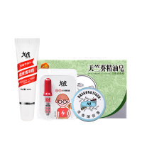 龙虎清凉8件套HG-LH2308(薄荷精油、薄荷膏、清凉舒、花露水、清凉霜、舒醒精华露、精油皂、清凉液、礼防暑礼盒)