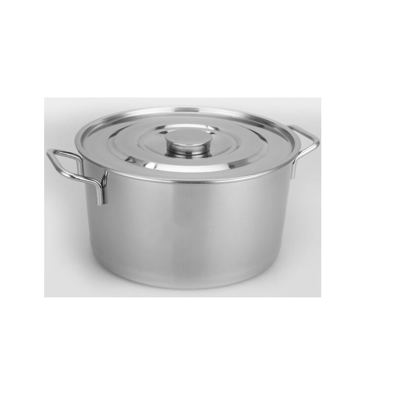 jeris锅具大容量卤味锅商用煮汤锅电磁炉通用烧水桶不锈钢锅深汤锅