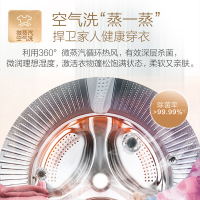 海尔（Haier）G100108HB12G 10公斤 全自动滚筒洗衣机 烘洗干一体机 空气洗 家用变频大容量 筒自洁新品