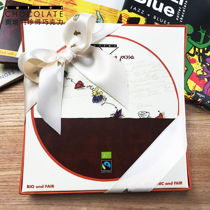 [满2片送精美礼盒]Zotter“秘密禁地” 米兹蓝调唱片系列巧克力65g
