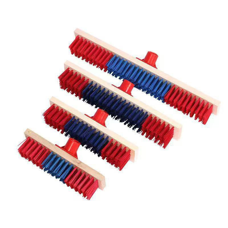 欧明净 长柄木质地刷 25cm 把高清大图