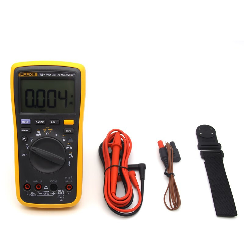 FLUKE 数字万用表17B+ IND 显示位数6000字 智能防烧 五年质保