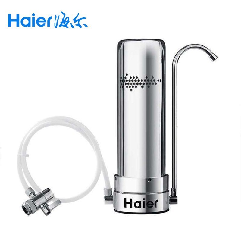 海尔(Haier)家用净水器HT101-2台上式自来水过滤净水机