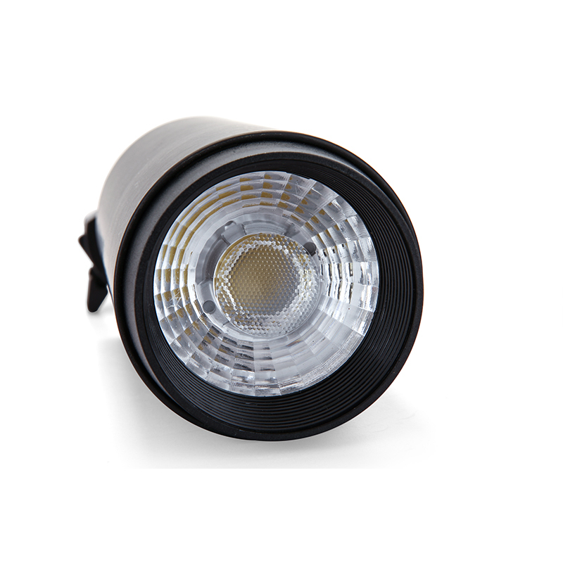 fsl佛山照明led导轨灯轨道射灯cob明装背景墙聚光灯24w白光6500k明丽