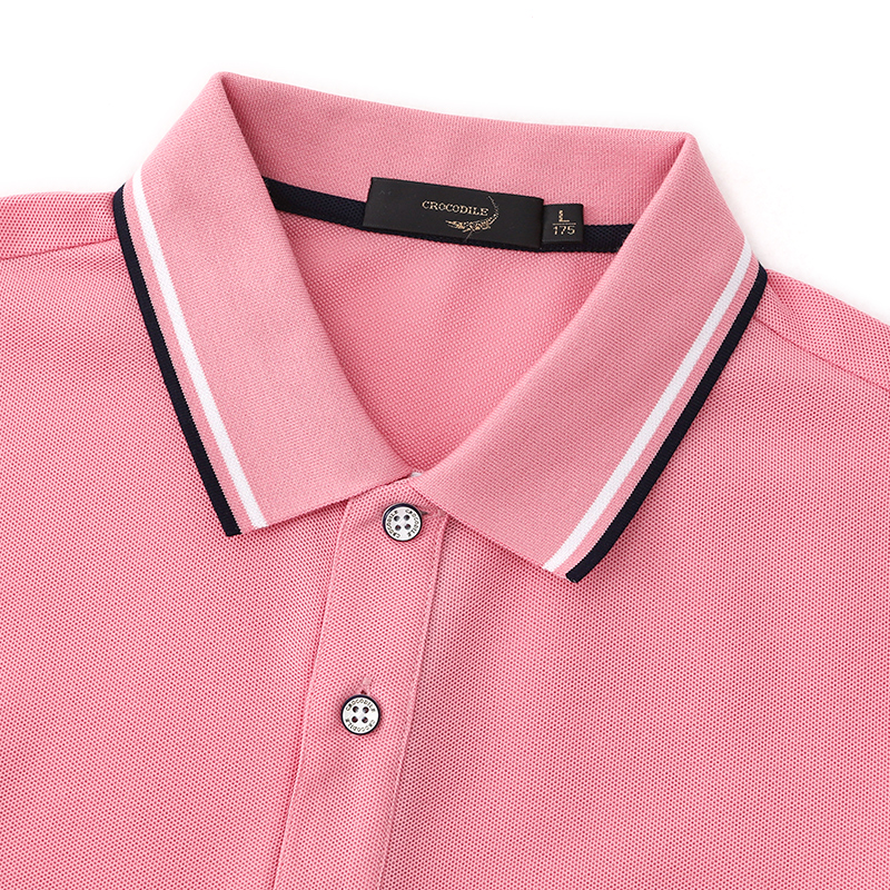 鳄鱼恤 CROCODILE 夏季男装新品商务休闲简洁大方舒适短袖polo衫 发顺丰 BA-52166高清大图