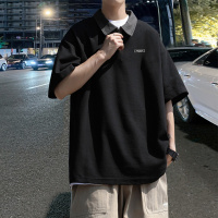 唐狮 男式POLO衫拼色短袖POLO翻领POLO衫男式POLO衫