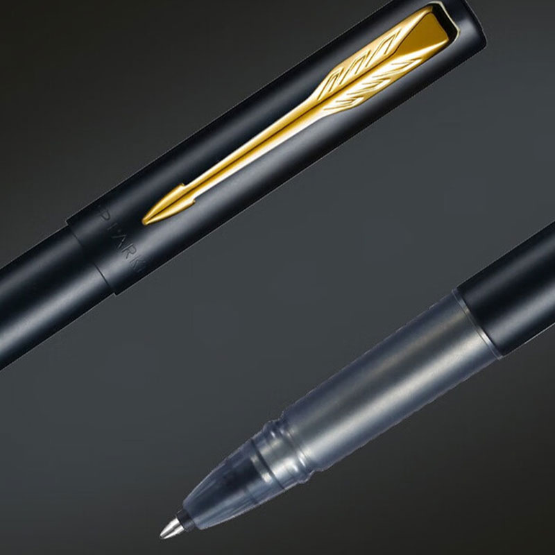 派克(PARKER)威雅 XL入门级黑色金夹宝珠笔高清大图
