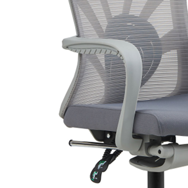 初嘉CJ-7119办公椅午休椅可躺转椅电脑椅网布椅高背职员椅 白框高清大图